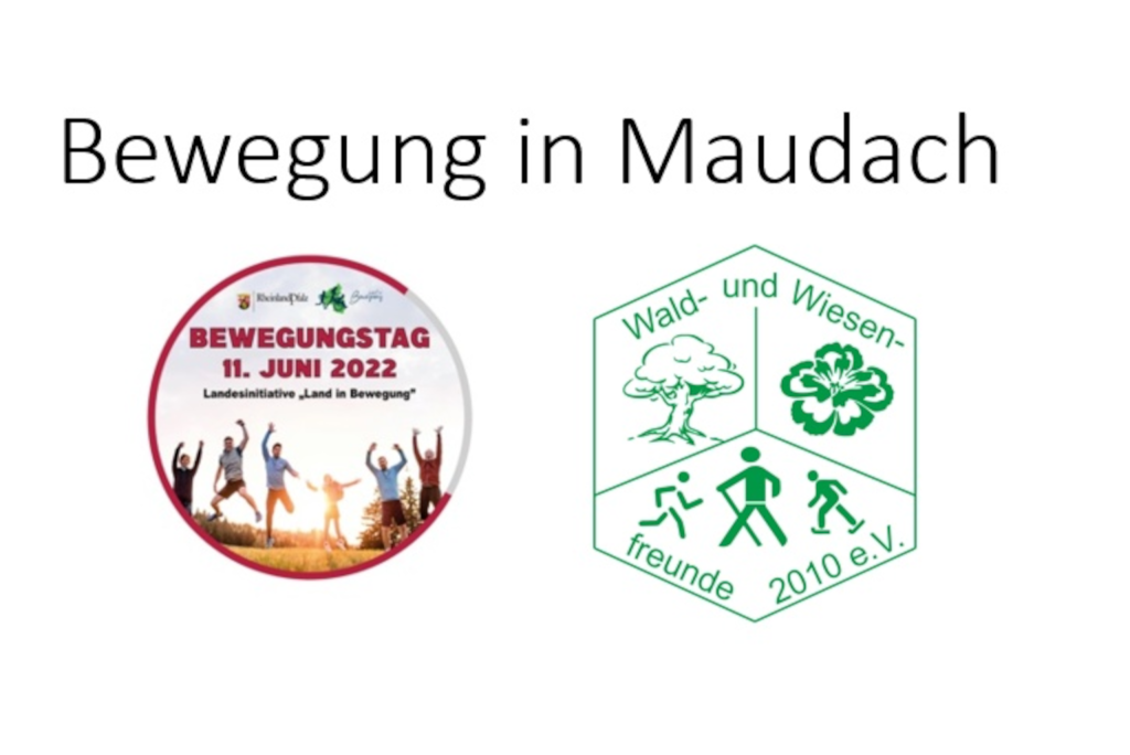 Logo Bewegungstag 2022 und Logo Wald- und Wiesenfreunde