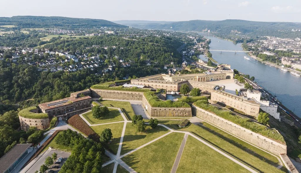 Festung Ehrenbreitstein Drohne jpg